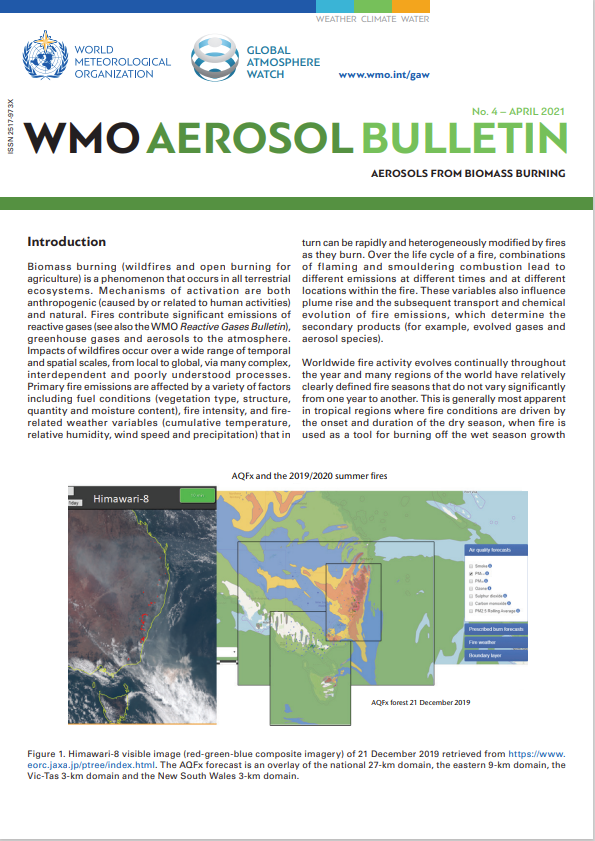 Aerosol Bulletin No. 4 (2019)